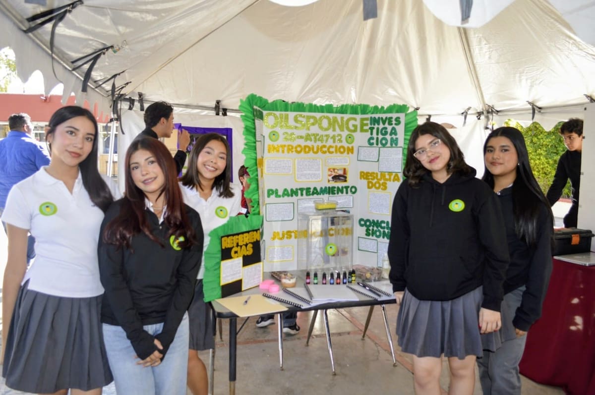 Estudiantes del Cbtis 21 participaron este miércoles en la etapa local del Concurso Nacional de Prototipos y Emprendedores 2026, organizado por la Dirección General de Educación Tecnológica Industrial (DGETI) l Foto: Cortesía