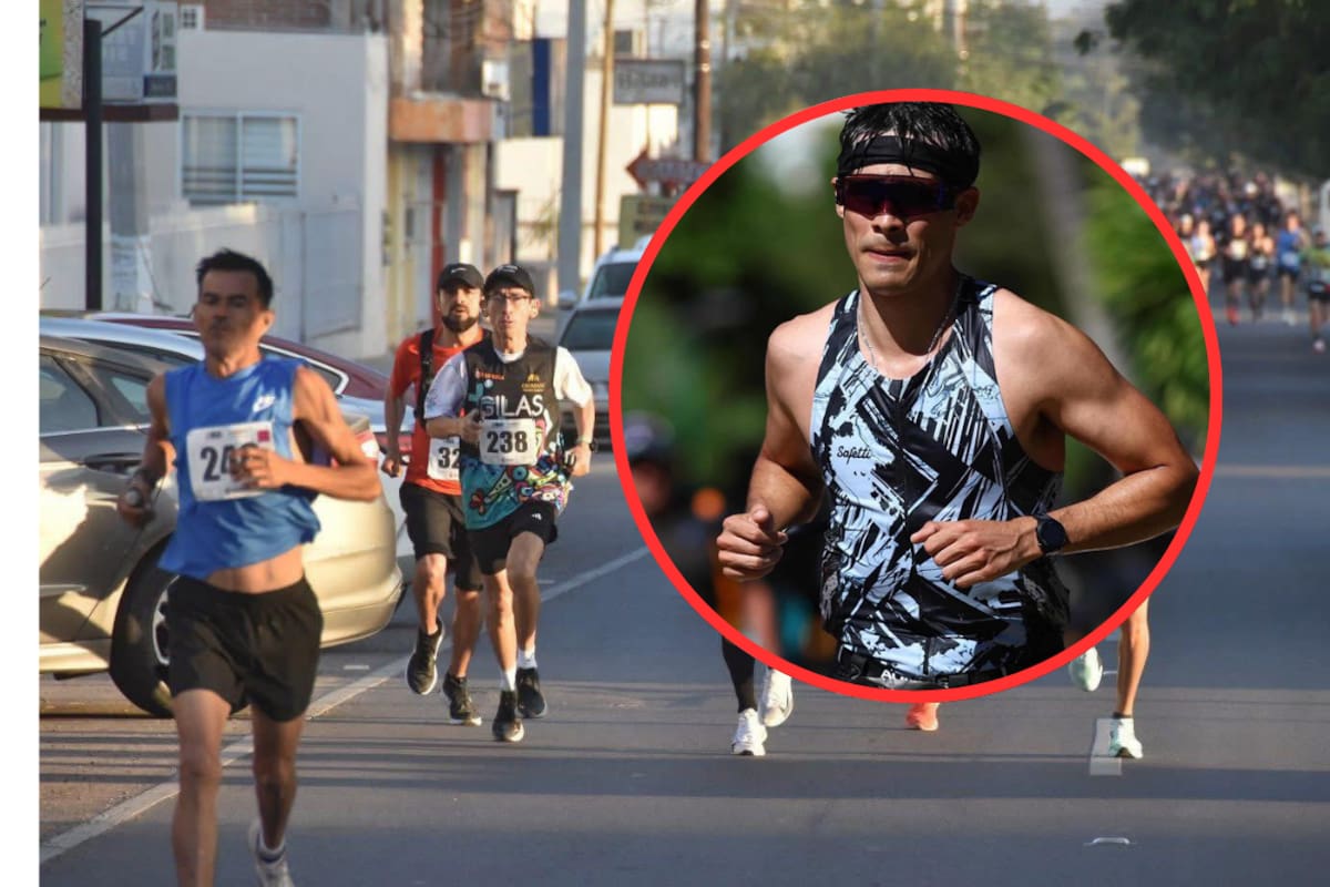José Luis Oliva, atleta de Álamos, ganó su categoría en el 21K de Navojoa 2026 y suma otro triunfo a su trayectoria