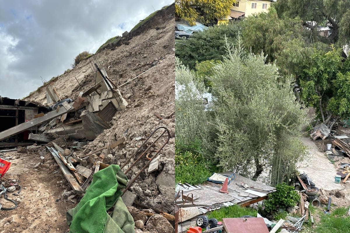 Los vecinos de la colonia Guanajuato temen se derrumben las viviendas del fraccionamiento Lomas Conjunto Residencial, ubicado en la parte alta del cerro.