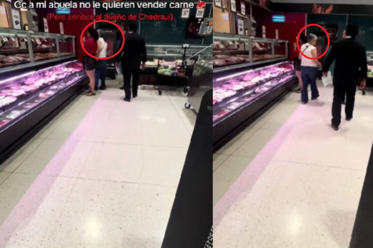 “Ella es la jefa”: joven graba a su abuelita llamando al gerente de Chedraui tras negarle la venta de carne