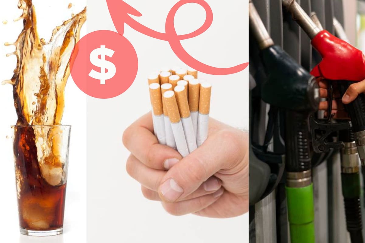 Precio de gasolinas, refrescos y cigarros aumentarán en 2025