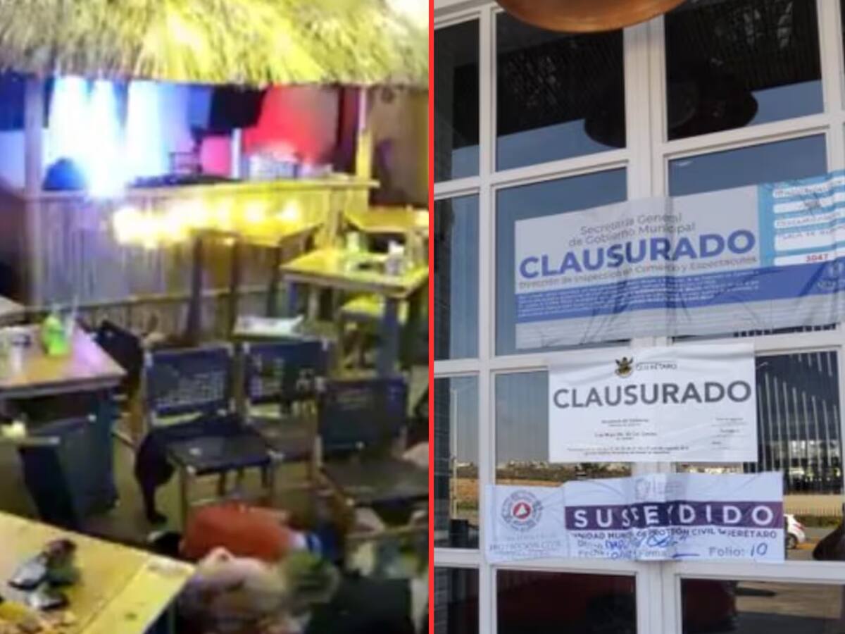 Clausuran bares en Querétaro tras masacre en 'Los Cantaritos'. | Especial