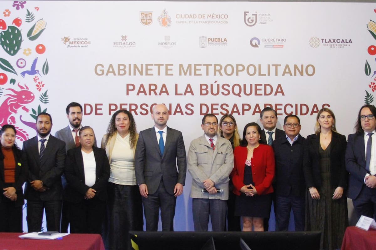 Instalan Gabinete Metropolitano para la Búsqueda de Personas Desaparecidas