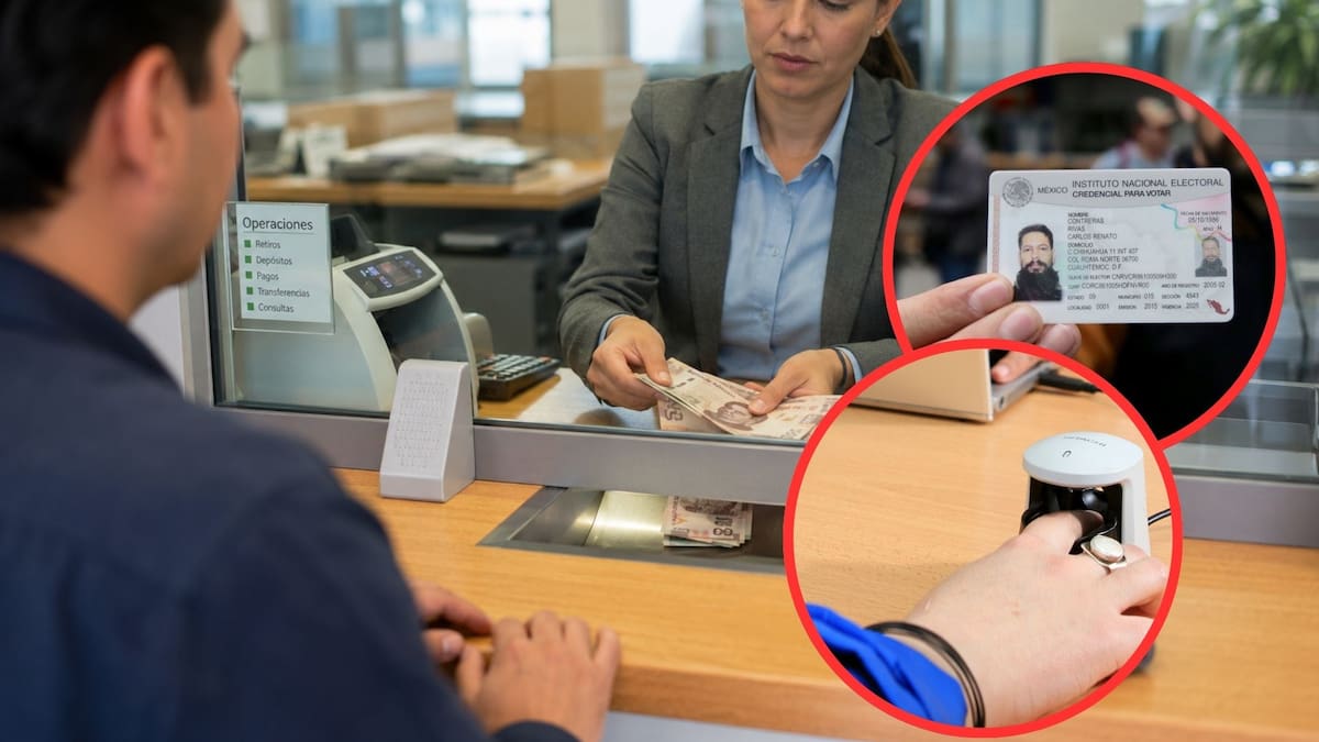 Bancos pedirán huella dactilar o reconocimiento facial para retiros y depósitos mayores a 140,000 pesos con una nueva regulación de la CNBV para reducir fraudes financieros en México