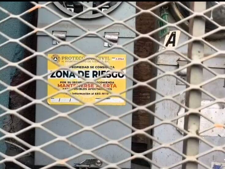 Vivienda en colonia Madero Sur permanece en etiquetado amarillo por riesgo