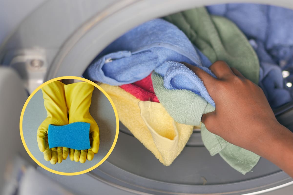 Cómo quitar pelusas, hilos y pelos de la ropa al lavarla: el truco de la esponja explicado paso a paso
