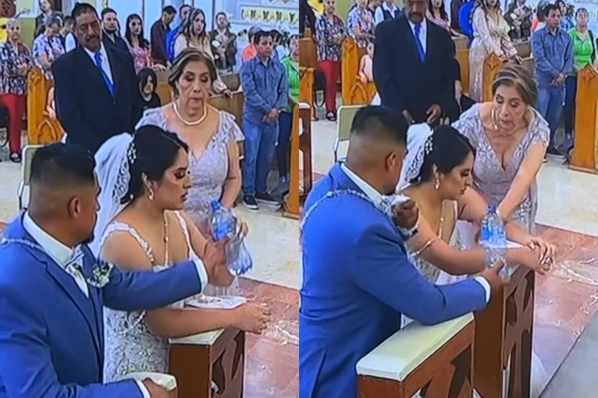 Novia comparte el angustiante momento en el que casi se desmaya por estrés durante su boda