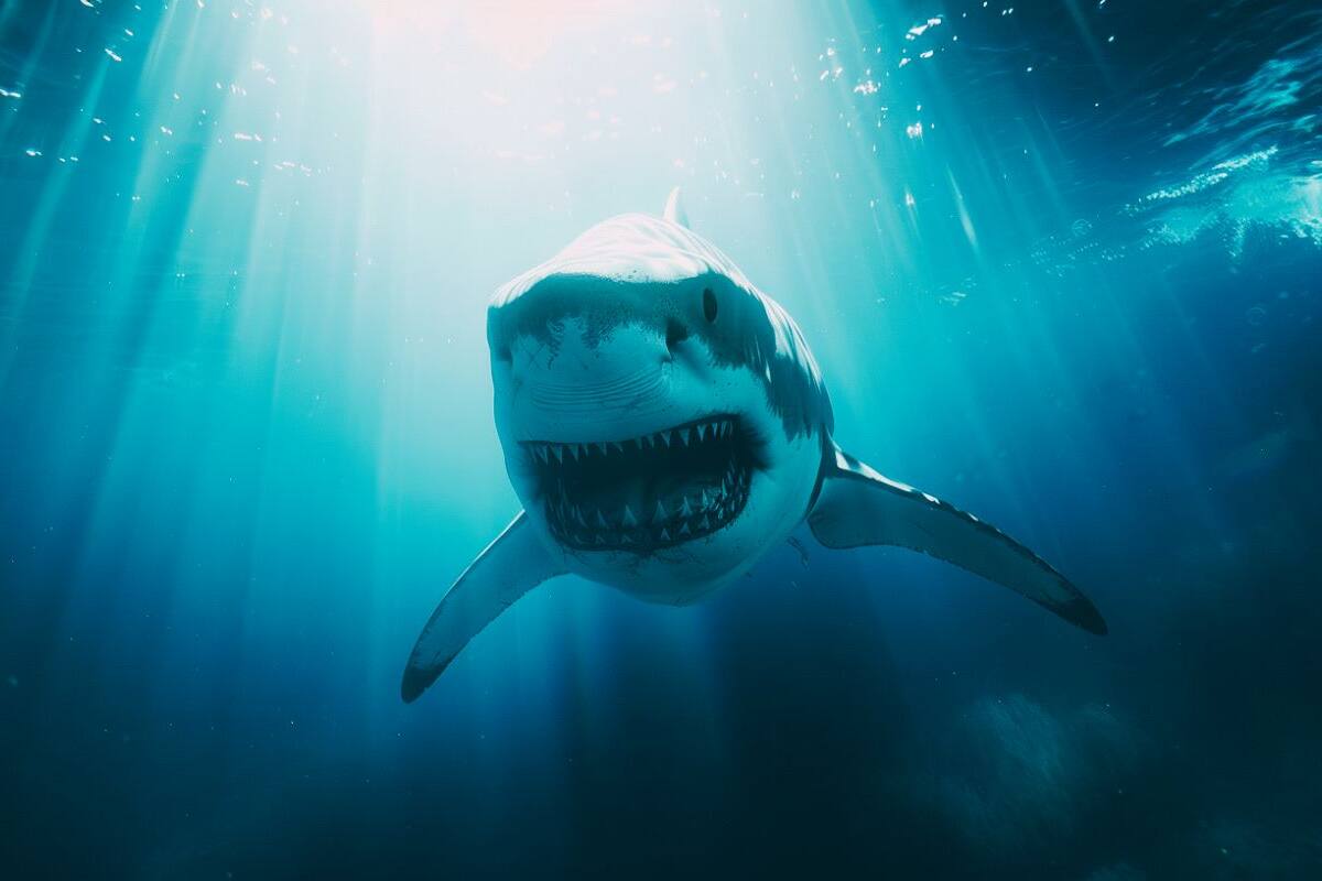 Como Buffet: Tiburones del Golfo de México aprendieron a robar comida de la pesca