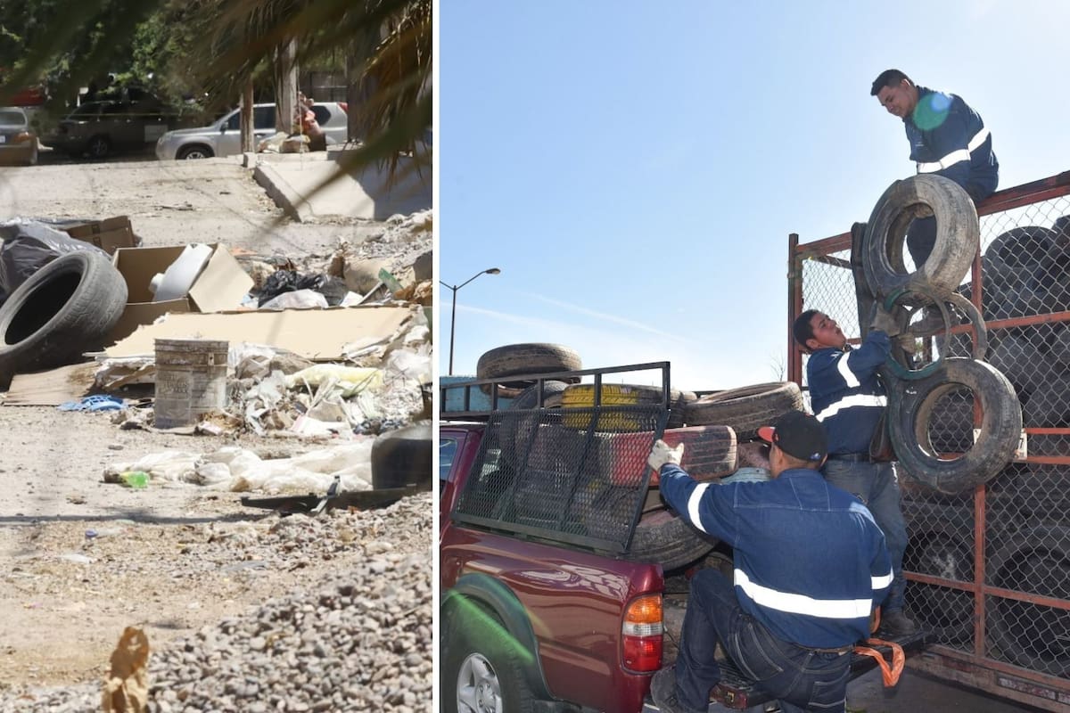 Quema de llantas por falta de recolección formal afecta salud y medio ambiente en Hermosillo