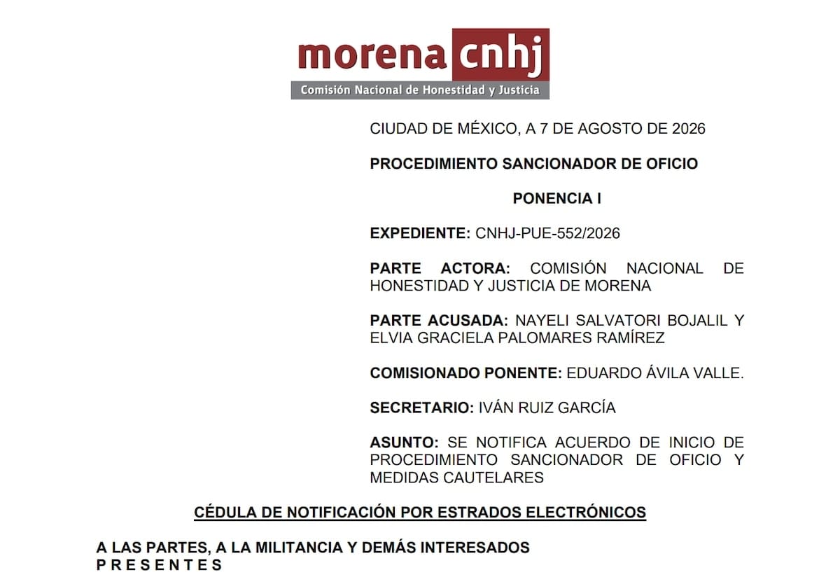 Morena suspendió a las diputadas de Morena en Puebla por burlarse de los adultos mayores. | Crédito: Morena