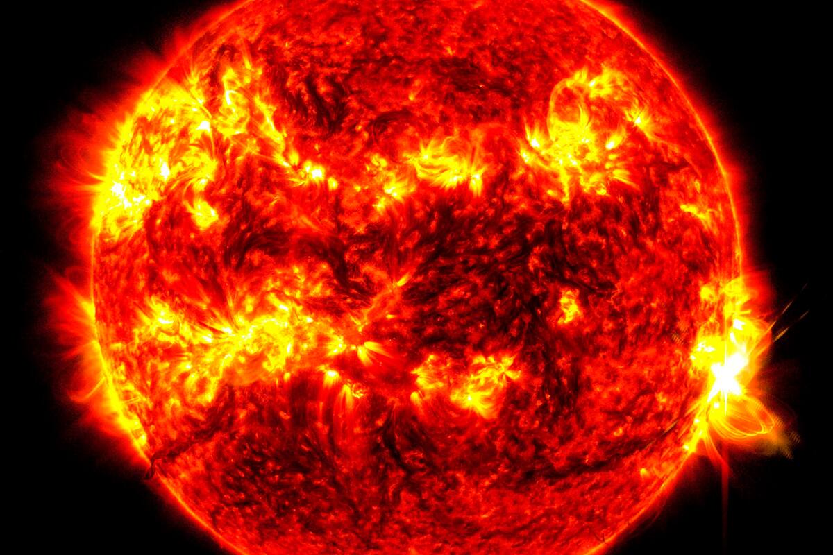 El Sol emite la mayor llamarada solar en casi dos décadas este martes
