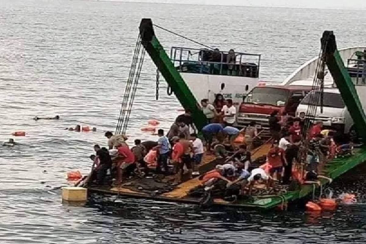 Siete personas han muerto y cuatro siguen desaparecidas después del incendio de un barco en Filipinas