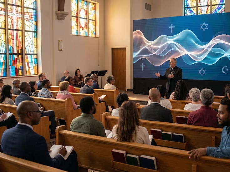 Líderes religiosos y fieles integran inteligencia artificial para escribir sermones y simular conversaciones con figuras divinas mientras académicos advierten riesgos éticos, doctrinales y psicológicos que podrían transformar la práctica espiritual en todo el mundo