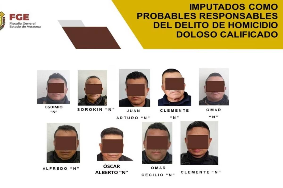 Arrestan a nueve policías en Veracruz por homicidio de comerciante durante protesta