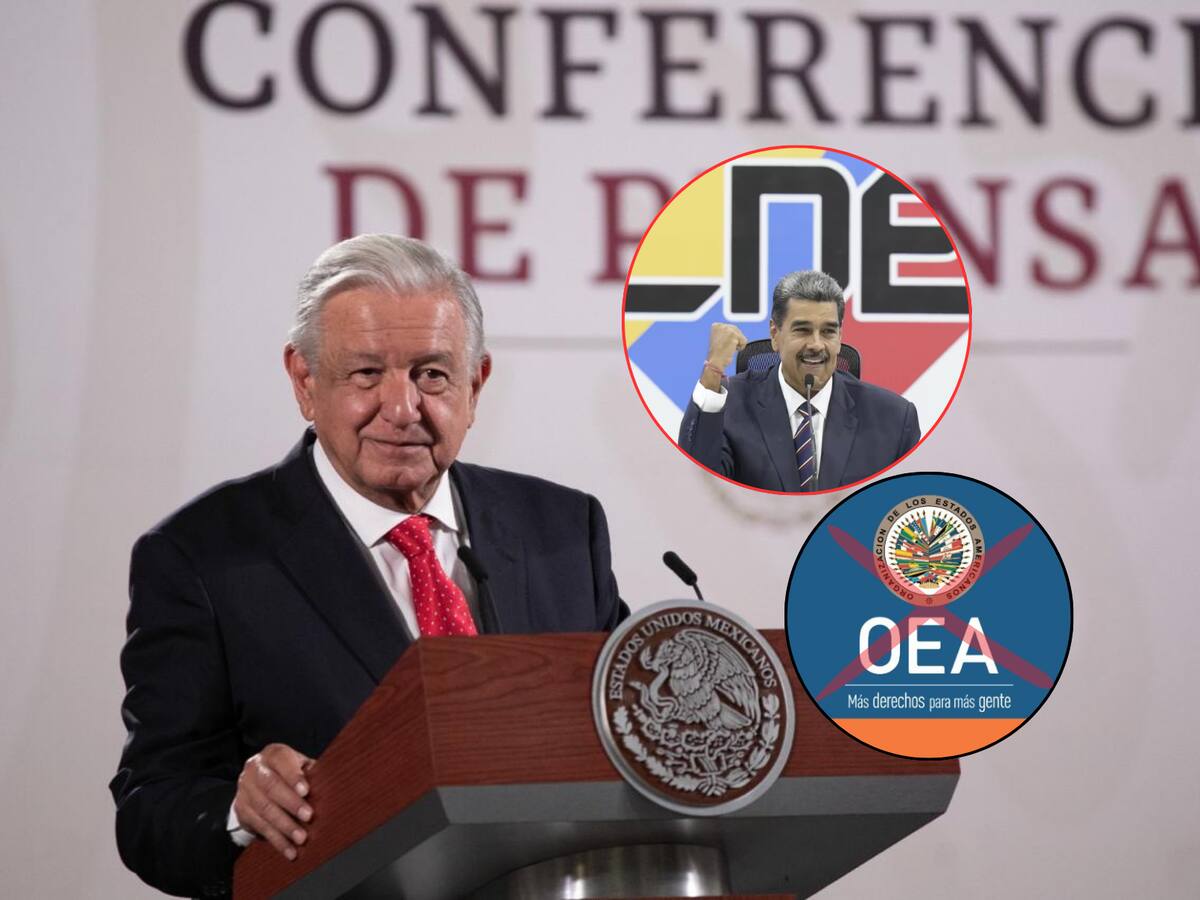 López Obrador criticó la intervención de la OEA en las elecciones presidenciales de Venezuela. | Crédito: Especial/EFE/X @OEA_oficial