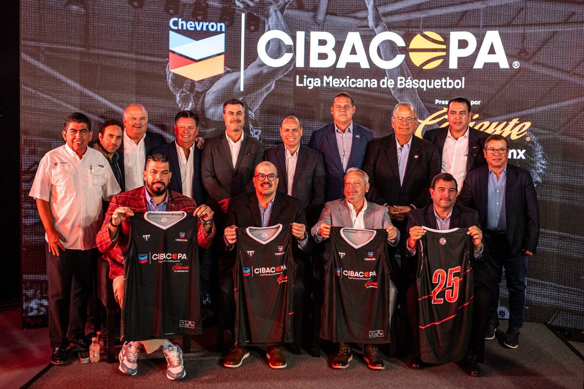 Conferencia de prensa sobre el cambio de nombre e imagen del circuito en este 2025 a “Chevron Cibacopa Liga Mexicana de Basquetbol”, para la que será la siguiente temporada.