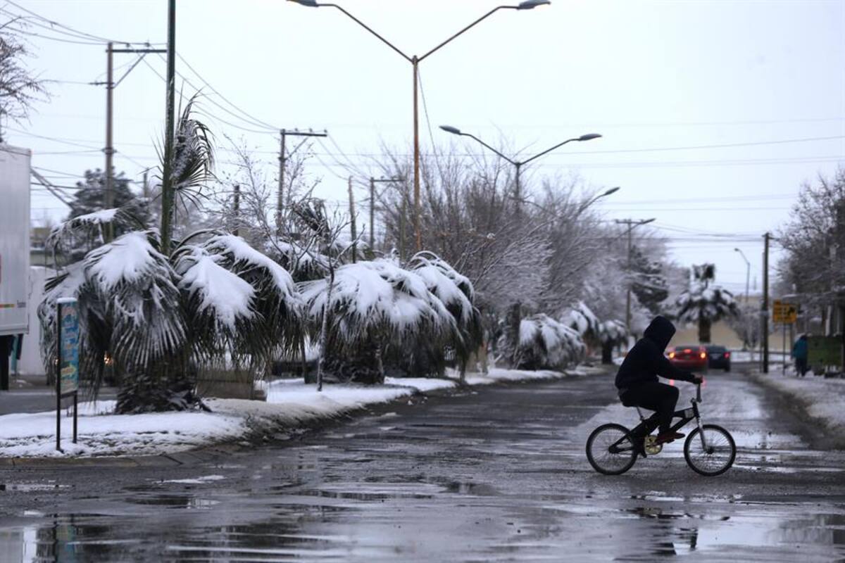 Pronostican nevadas y hasta -15° C en algunas zonas de México