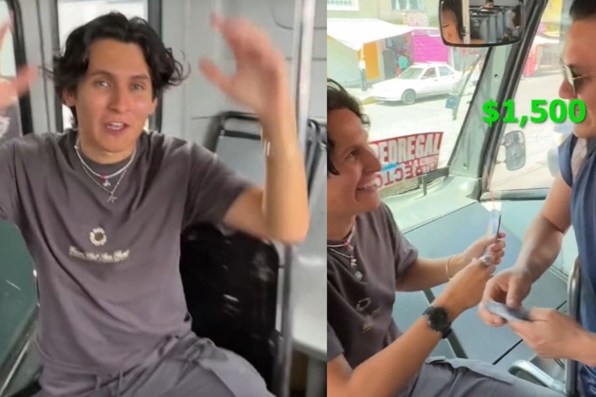 “Quiero que ayudar sea lo más viral de redes”: Influencer regala dinero a los usuarios del camión