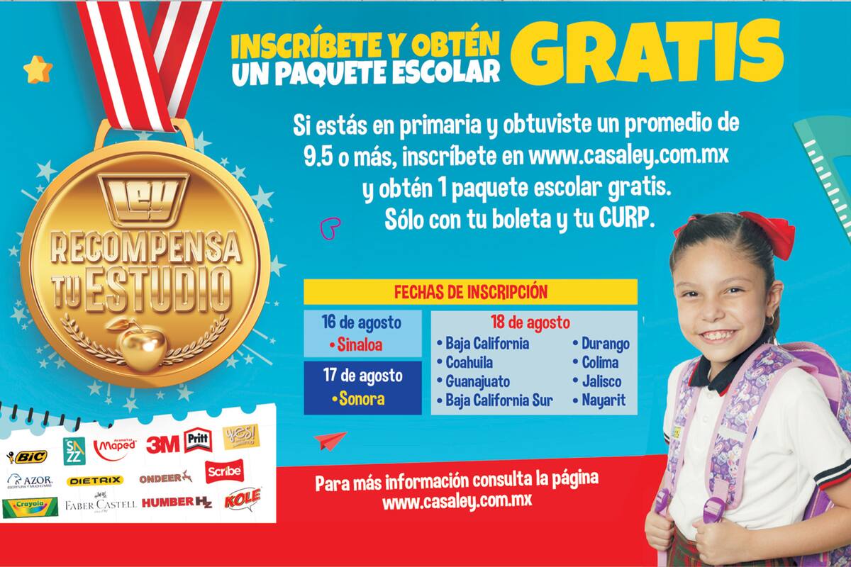 Se abren inscripciones para Programa Ley recompensa tu estudio