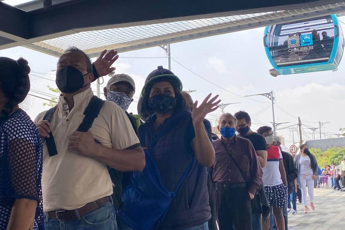 Línea 1 del Cablebús de la CDMX: Inauguración abarrotada por habitantes de toda la CDMX y Edomex