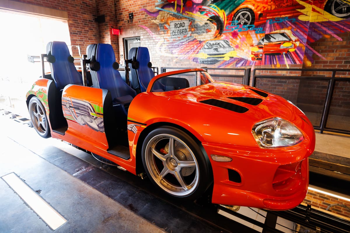 Fast & Furious: Hollywood Drift abrirá el 16 de septiembre en Universal Studios Hollywood con una velocidad máxima de 116 kilómetros por hora. Foto: Cortesía