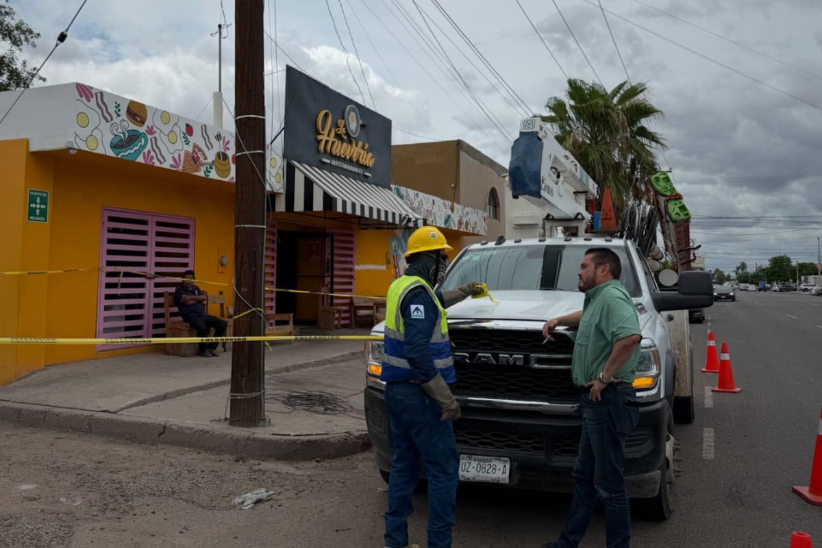 Apagones afectan a comercios y vecinos del Centro de Ciudad Obregón