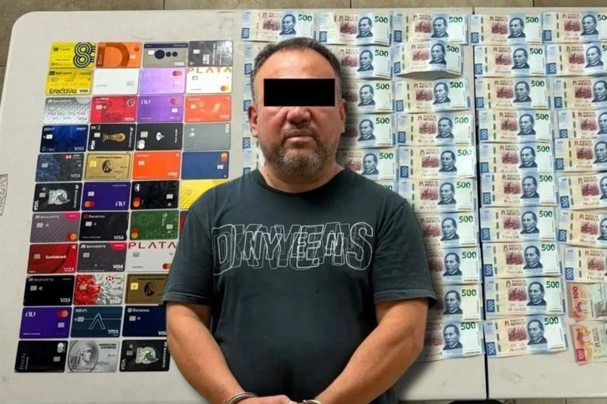 Detienen a taxista por robo de 47 tarjetas bancarias en Nuevo León