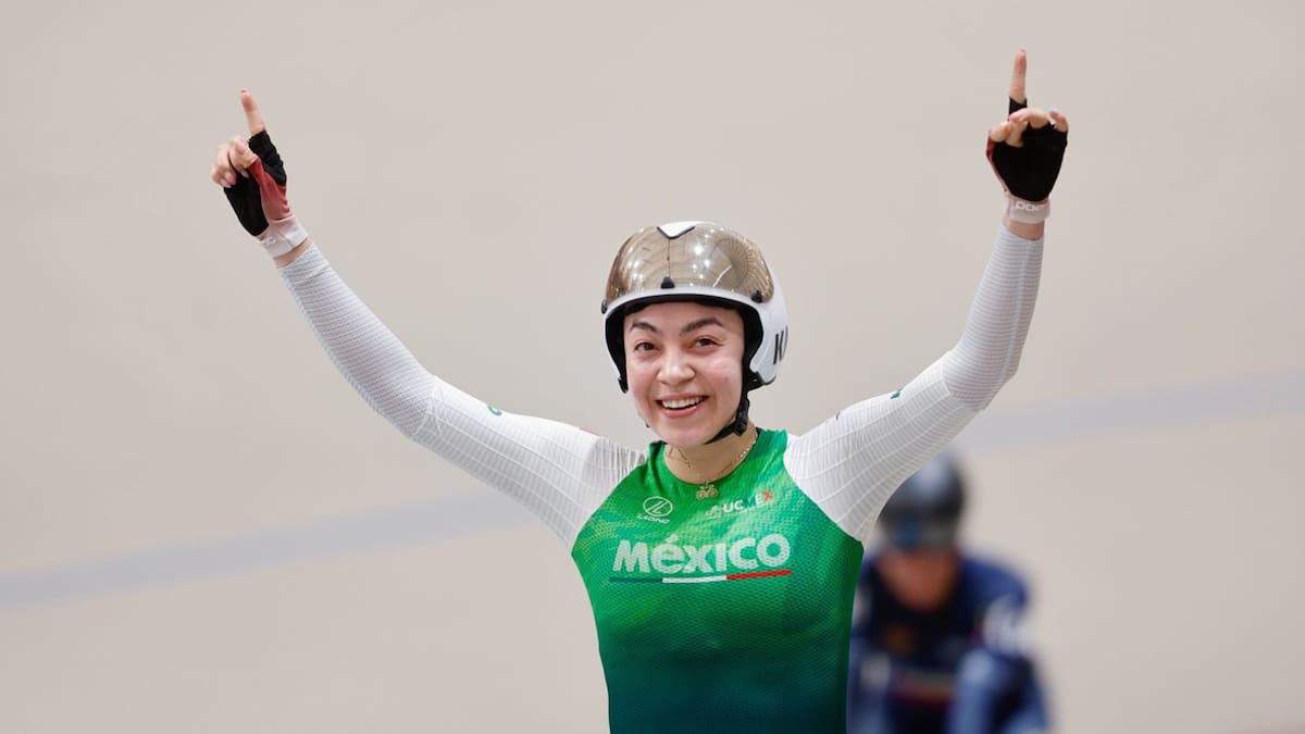 Yareli Acevedo gana la medalla de oro en la prueba de eliminación de la Copa del Mundo de ciclismo de pista disputada en Perth, Australia