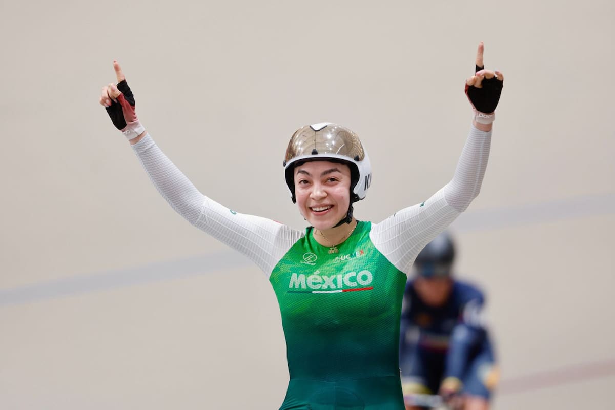 Yareli Acevedo gana la medalla de oro en la prueba de eliminación de la Copa del Mundo de ciclismo de pista disputada en Perth, Australia
