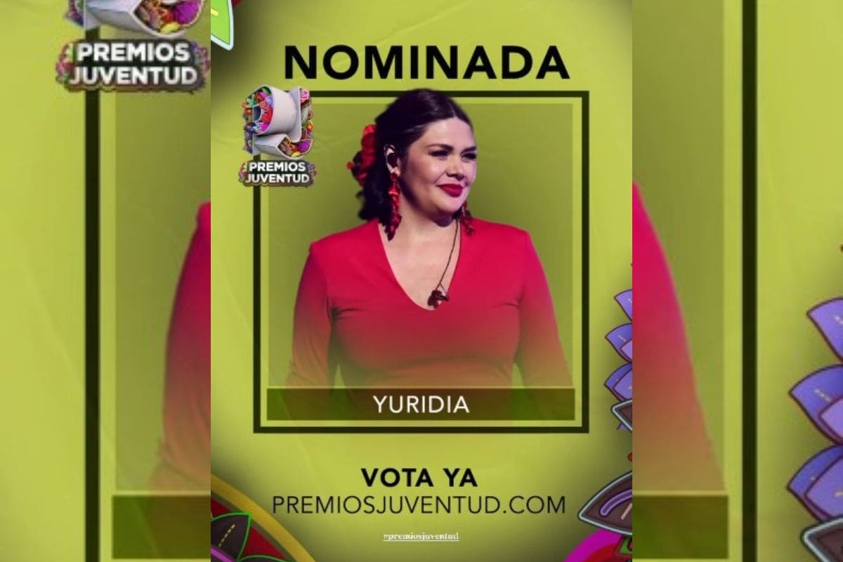 Yuridia nominada en Premios Juventud 2025 por Mejor Canción Mariachi