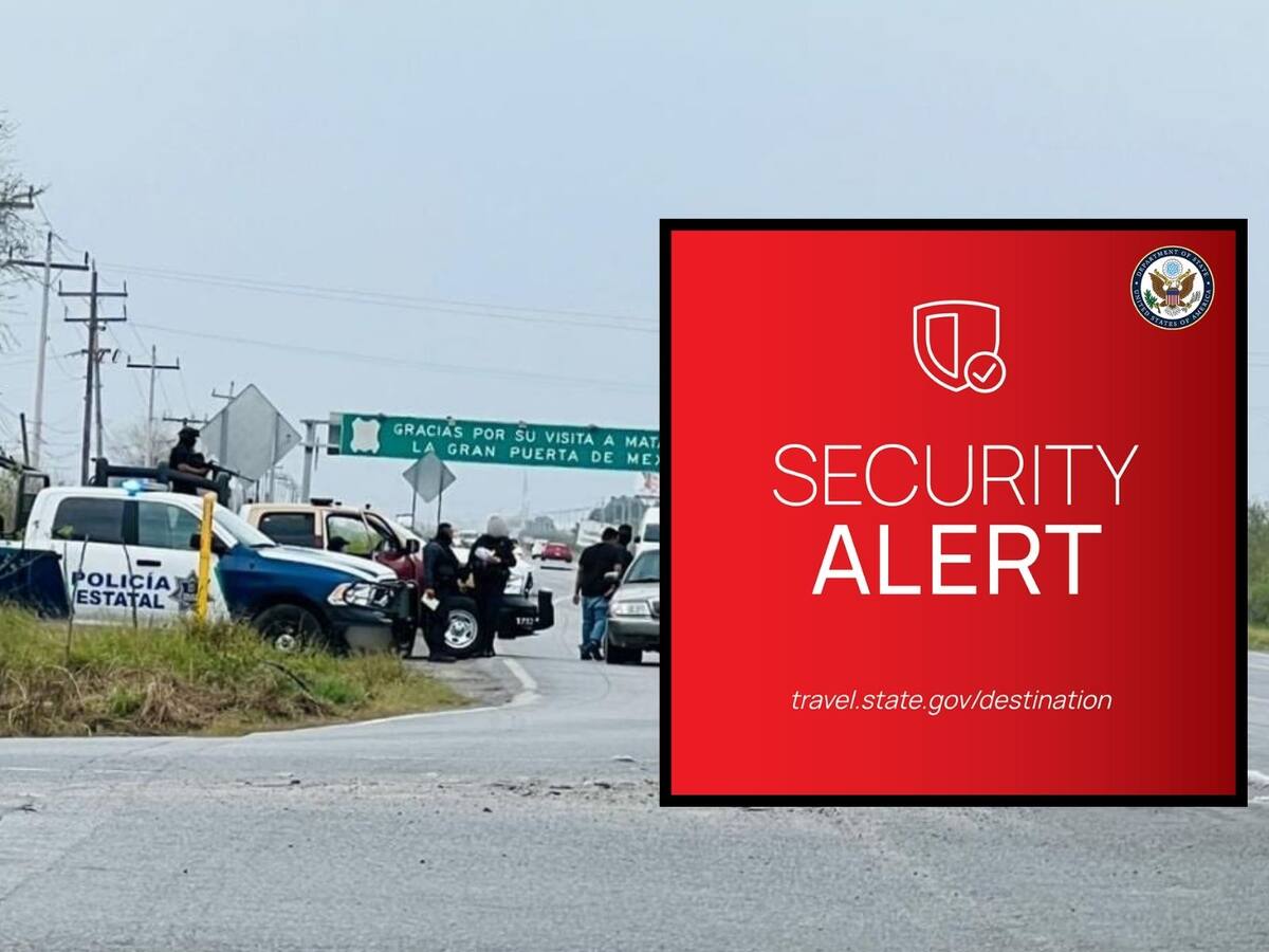 EU emite alerta nivel 4 de seguridad en Tamaulipas por incremento de violencia. | Crédito: X @USCGMatamoros @SSP_GobTam