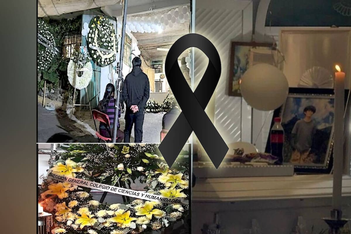Dan emotiva despedida a Jesús, alumno asesinado en CCH Sur, prepa de la UNAM