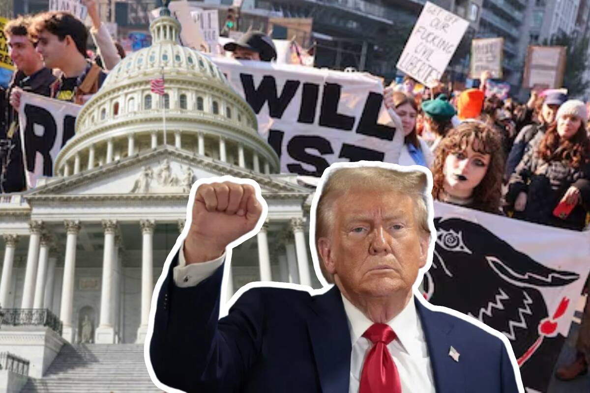 Miles protestan en Nueva York contra regreso de Trump al poder
