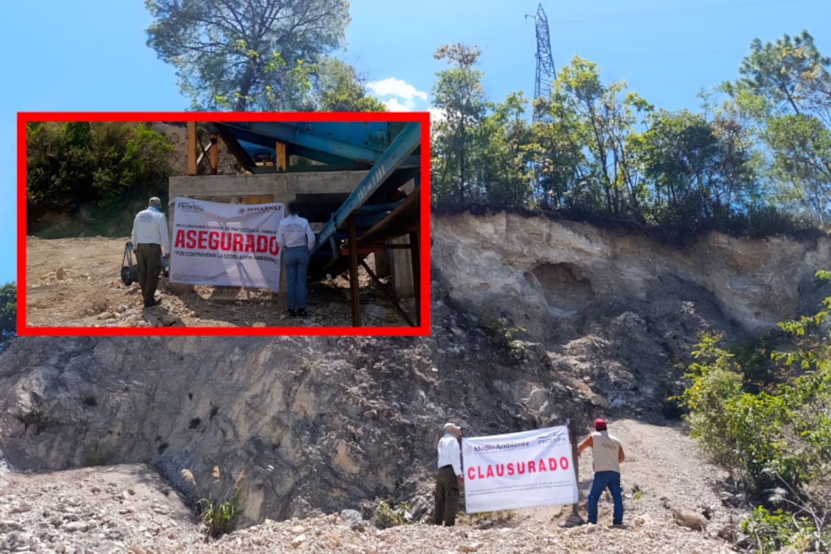 Clausuran tres predios en Ocosingo por extracción ilegal de material pétreo