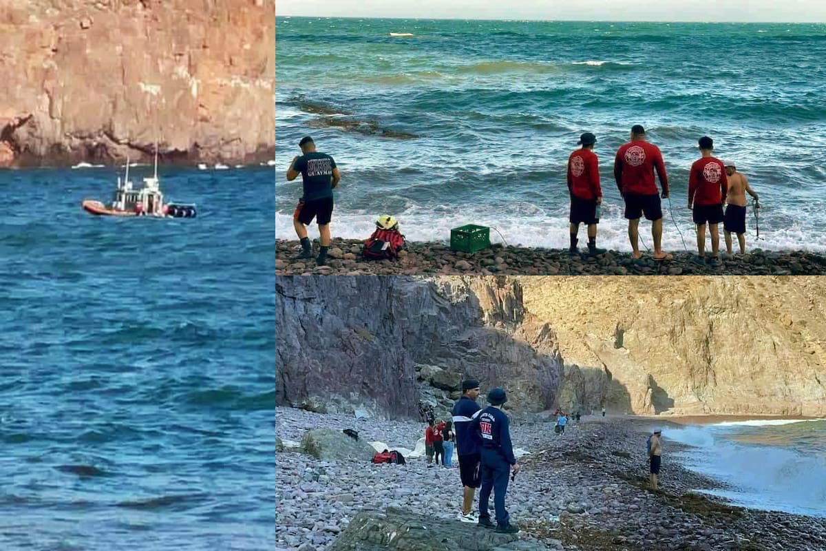 Continúa búsqueda de joven arrastrado por el mar en Guaymas