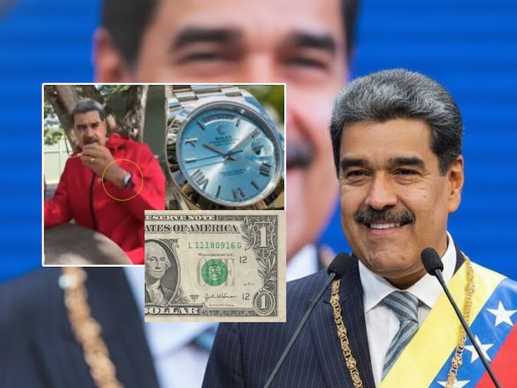 Pese a reloj Rolex y otros lujos, Nicolás Maduro afirmó ganar solo 120 dólares al mes mientras el salario mínimo de los venezolanos es de tan solo medio dólar, e incluso aseguró que su esposa Cilita es quien lo administra