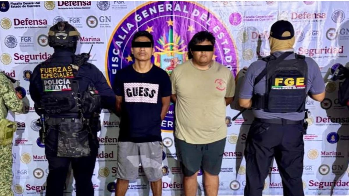 Detienen a dos presuntos integrantes de Los Ardillos por el homicidio de un repartidor de agua de 26 años atacado a balazos mientras trabajaba en Chilpancingo