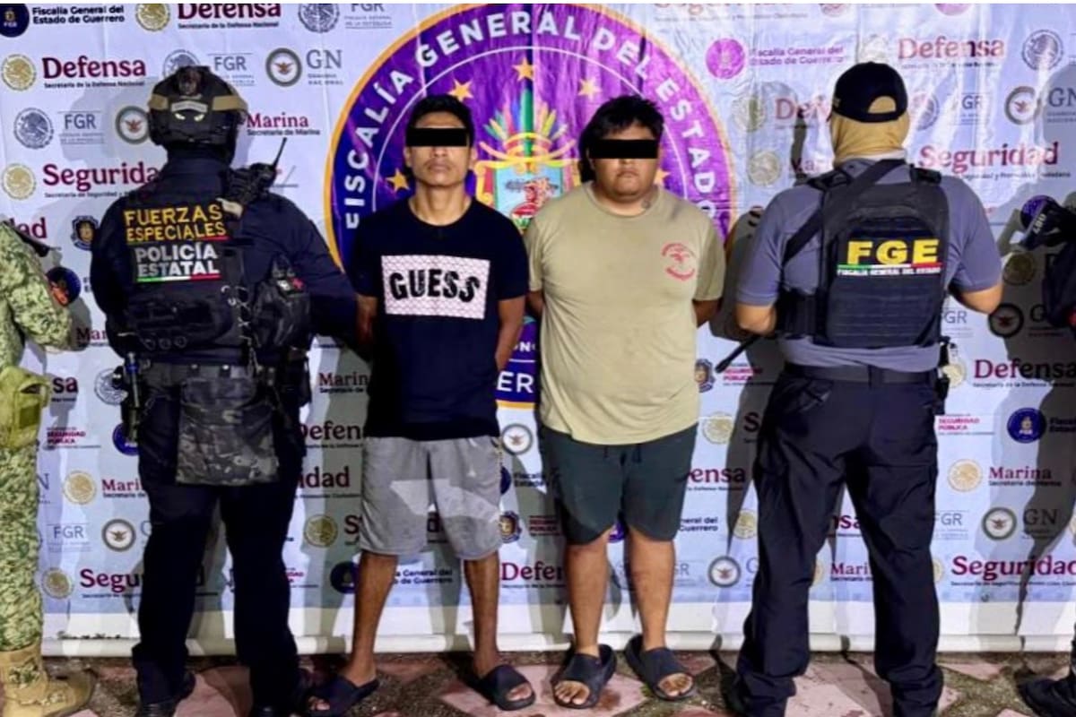 Detienen a dos presuntos integrantes de Los Ardillos por el homicidio de un repartidor de agua de 26 años atacado a balazos mientras trabajaba en Chilpancingo