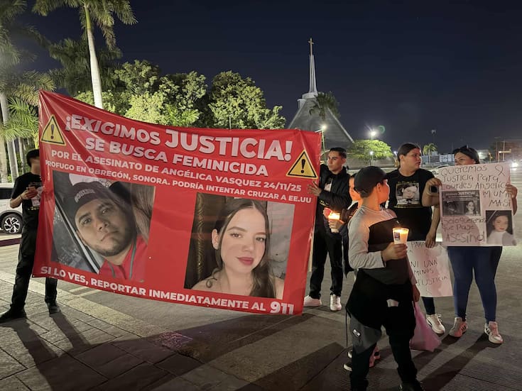 Familiares de Lourdes Angélica marchan para exigir justicia y la captura del responsable de su feminicidio