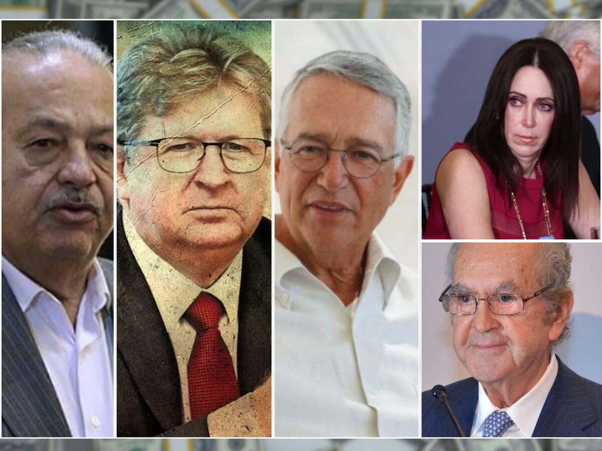 Top 5 más ricos de México en 2024. | Crédito: El Universal/IG @carlosslimhelu_official @ricardosalinas