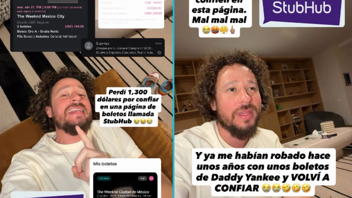 Luisito Comunica denuncia haber sido estafado por más de 20 mil pesos al intentar comprar boletos en reventa digital y advierte cómo identificar fraudes