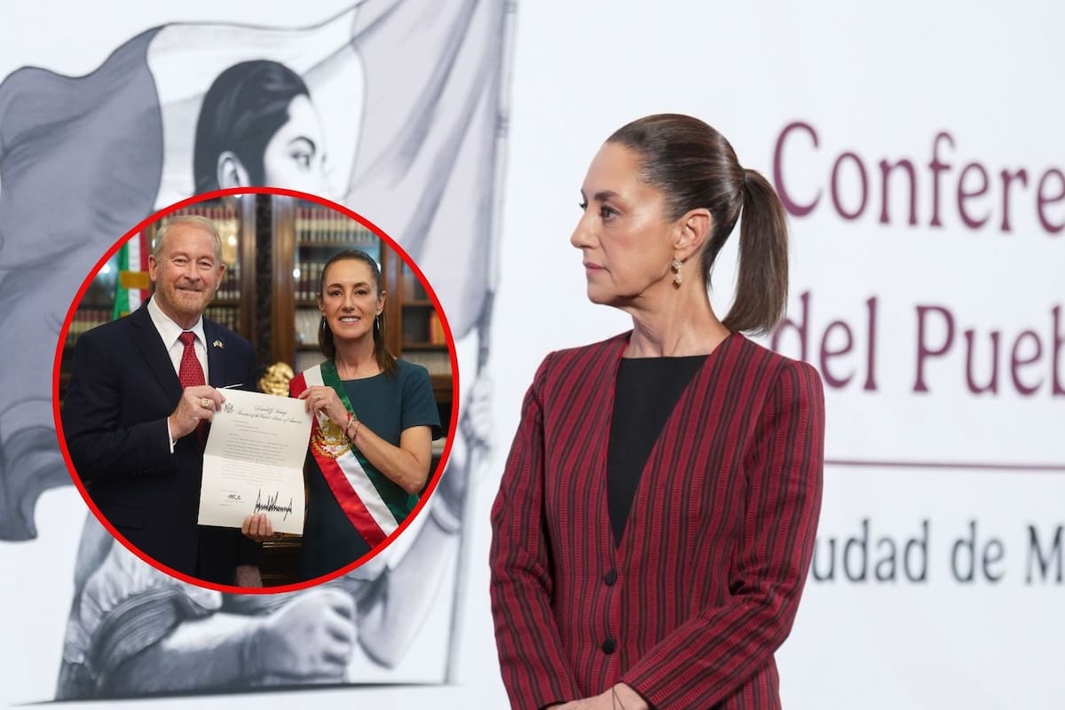 Sheinbaum y embajador Ronald Johnson hablaron de migración, seguridad, comercio y arancel a remesas: “Fue muy respetuoso”, dice