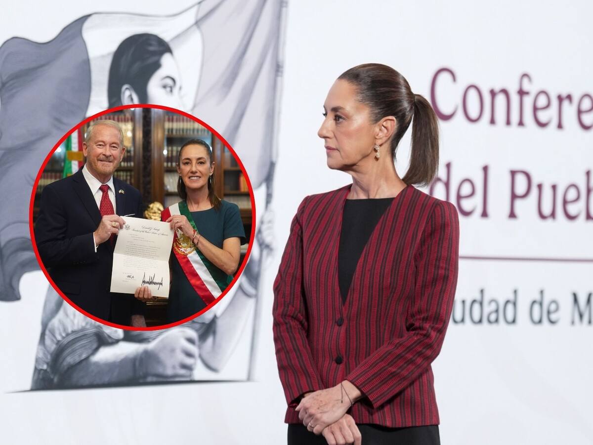 La presidenta Claudia Sheinbaum informó que habló con Ronald Johnson sobre migración, seguridad, comercio y arancel a remesas. | Crédito: Presidencia