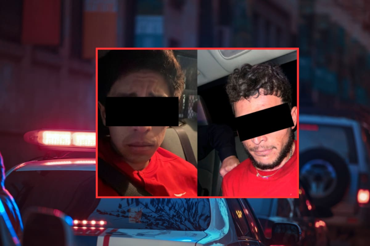 FGJES detiene a dos sujetos con vehículo robado, arma de fuego y droga tras agresión a autoridades en Magdalena de Kino