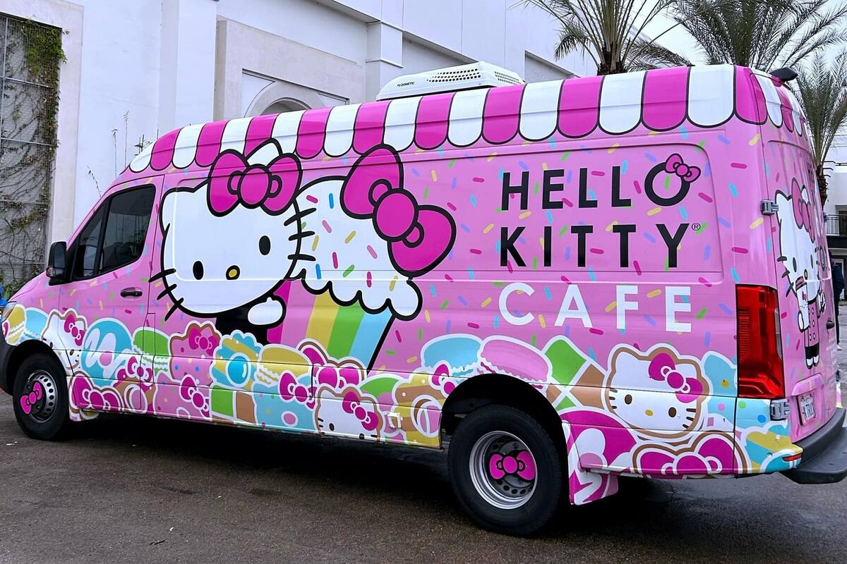El Hello Kitty Cafe Truck está de regreso en Fashion Valley