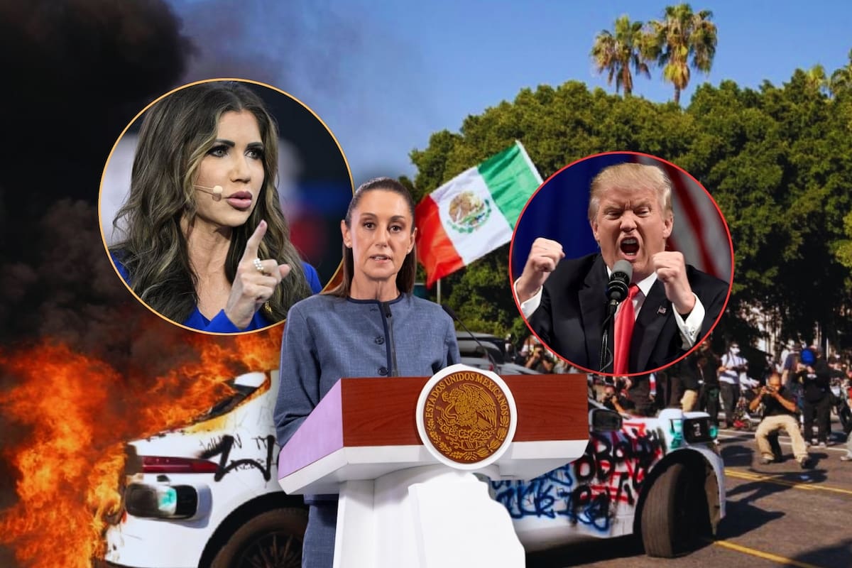 ¿Por qué EEUU culpó a Claudia Sheinbaum de manifestaciones violentas en Los Ángeles?