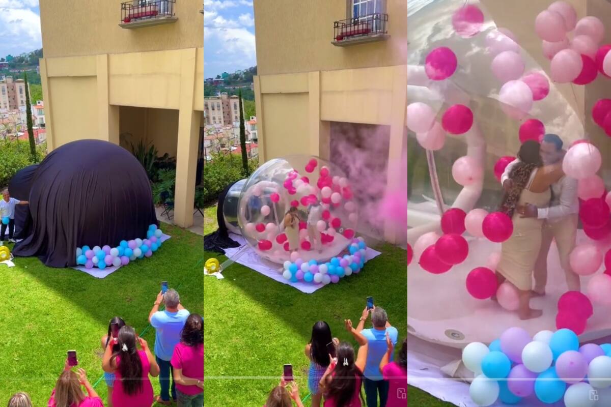 Fiesta de revelación de sexo se vuelve viral por la manera tan original y creativa de preparar la noticia