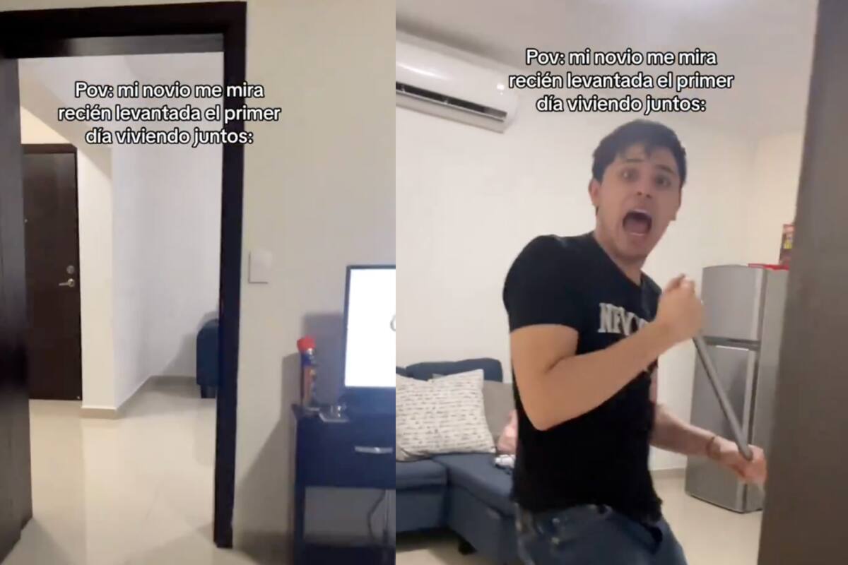Joven sufre tremendo susto al ver a su novia en casa: ¡olvidó que se mudaron juntos!