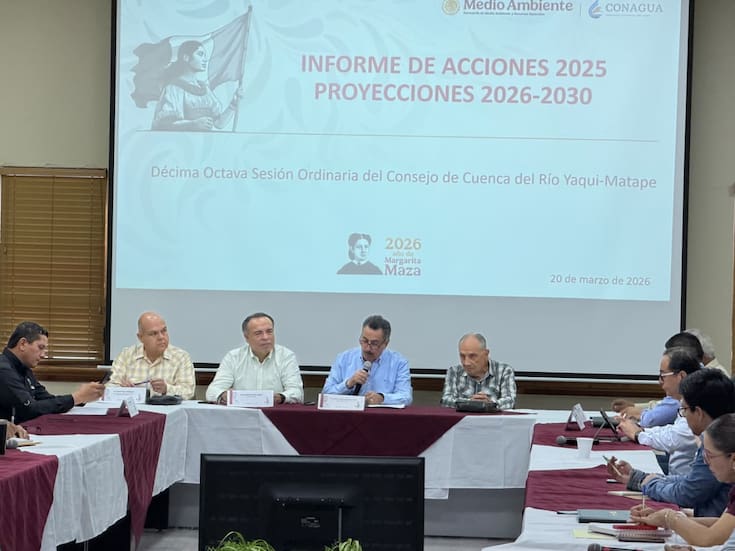 Realizan en Cajeme Consejo de Cuenca del Río Yaqui-Mátape