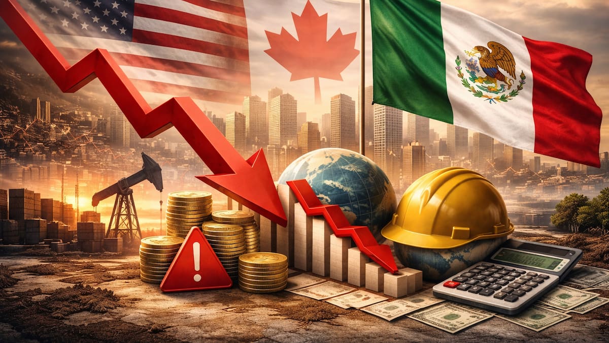 S&P proyecta a México como el país con el crecimiento más lento en América Latina en 2026, debido a la incertidumbre por la revisión del T-MEC y la inflación